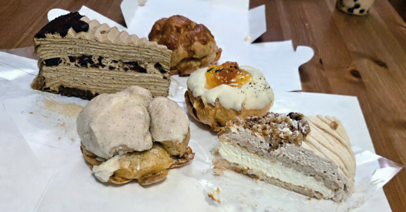 Two of the best: Lady M and Beard Papa's