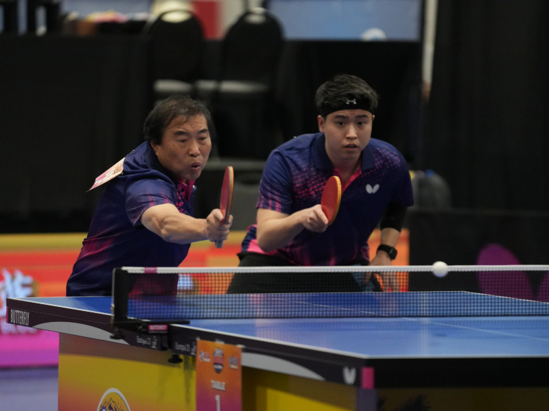 Dad and me at 2023 US Open